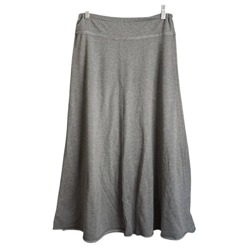 4/$25 Junee Jr A-Line Midi Skirt Teen Girl Sz 18 Heather Gray Flowy Modest